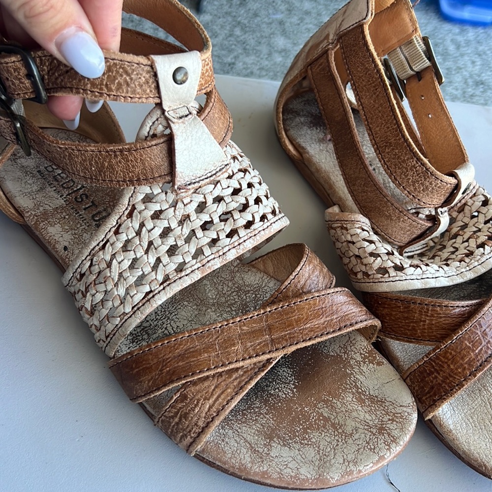 Bed stu genuine leather sandal